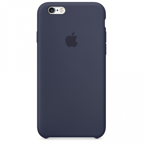 Силиконовый чехол для iPhone 6/6s, тёмно-синий цвет