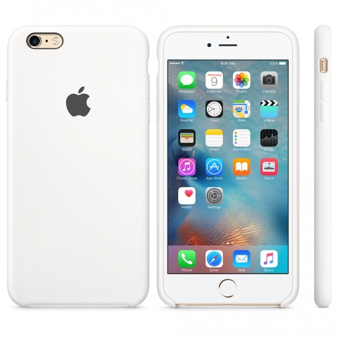 Силиконовый чехол для iPhone 6 Plus/6s Plus, белый цвет