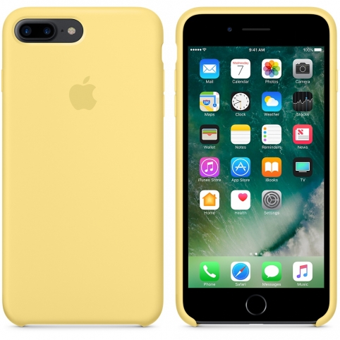 Силиконовый чехол для iPhone 7 Plus, цвет «жёлтая пыльца»
