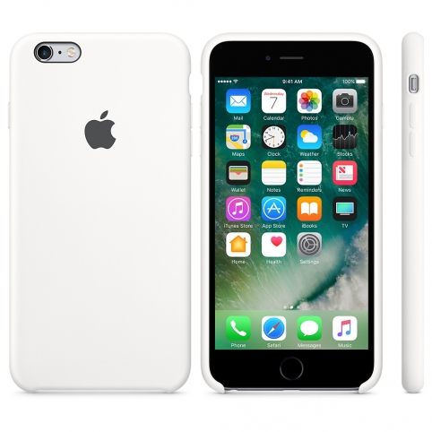 Силиконовый чехол для iPhone 6/6s, белый цвет