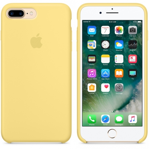Силиконовый чехол для iPhone 7 Plus, цвет «жёлтая пыльца»