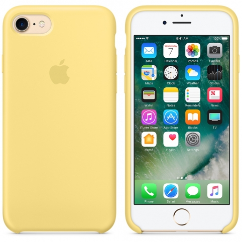 Силиконовый чехол для iPhone 7, цвет «жёлтая пыльца»