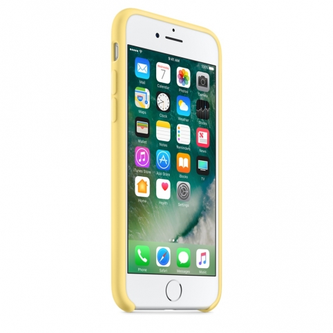 Силиконовый чехол для iPhone 7, цвет «жёлтая пыльца»