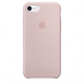Силиконовый чехол для iPhone 7, цвет «розовый песок»