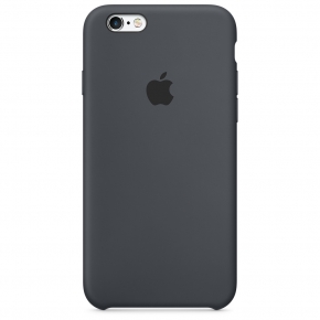 Силиконовый чехол для iPhone 6/6s, угольно-серый цвет