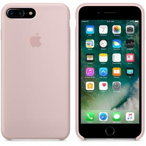 Силиконовый чехол для iPhone 7 Plus, цвет «розовый песок»