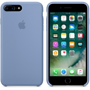 Силиконовый чехол для iPhone 7 Plus, лазурный цвет