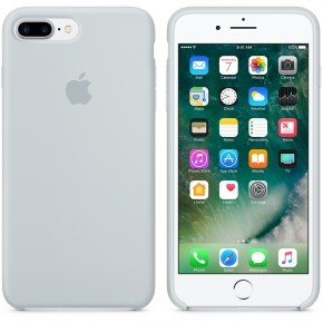 Силиконовый чехол для iPhone 7 Plus, дымчато-голубой цвет