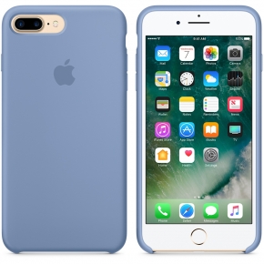 Силиконовый чехол для iPhone 7 Plus, лазурный цвет