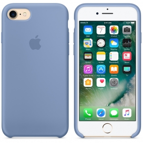 Силиконовый чехол для iPhone 7, лазурный цвет